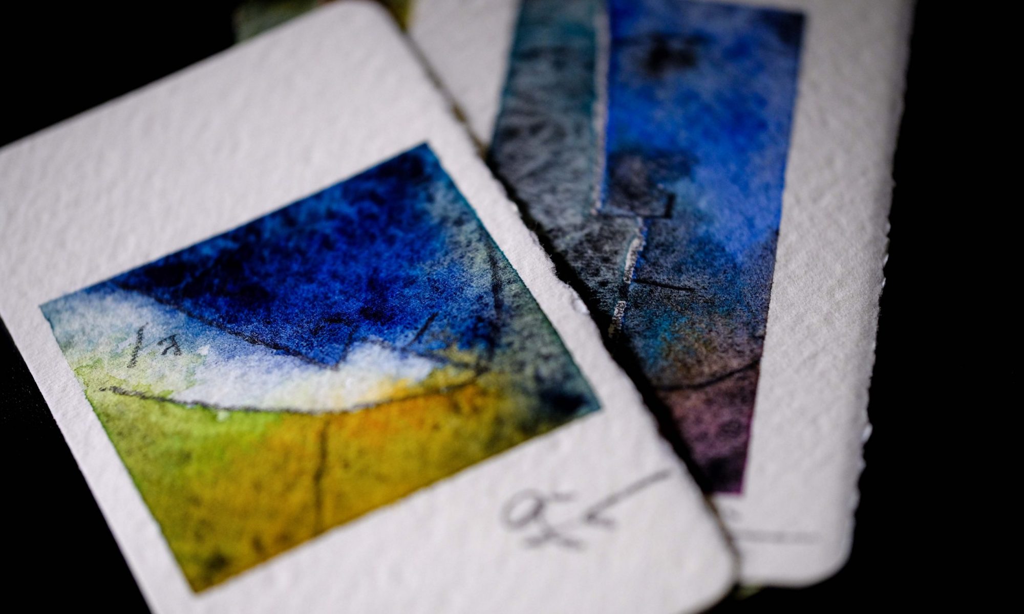 Visitenkarten | Aquarell auf Bütenpapier | © Torsten Gripp 2026